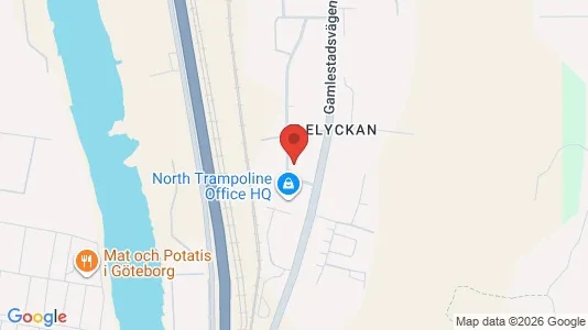 Industrilokaler att hyra i Göteborg Östra - kort over placeringen
