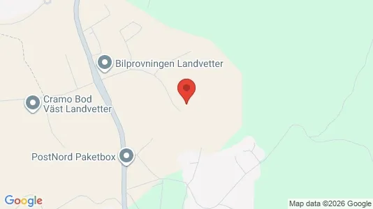 Lagerlokaler att hyra i Härryda - kort over placeringen