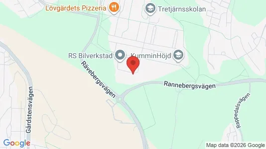 Industrilokaler att hyra i Angered - kort over placeringen