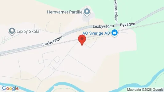 Lagerlokaler att hyra i Partille - kort over placeringen