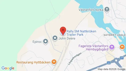 Industrilokaler att hyra i Fagersta - kort over placeringen
