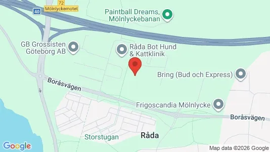 Lagerlokaler att hyra i Härryda - Bild från Google Street View
