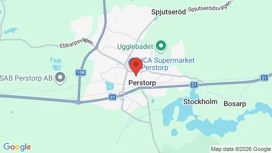 Industrilokaler att hyra i Perstorp - kort over placeringen