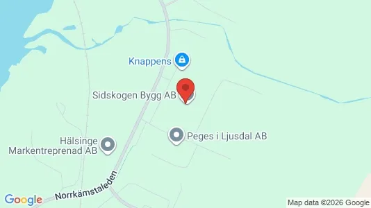 Industrilokaler att hyra i Ljusdal - Bild från Google Street View