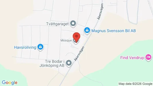 Industrilokaler att hyra i Vaggeryd - kort over placeringen