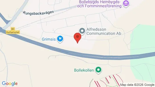 Industrilokaler att hyra i Bollebygd - Bild från Google Street View