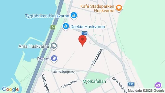 Industrilokaler att hyra i Jönköping - kort over placeringen