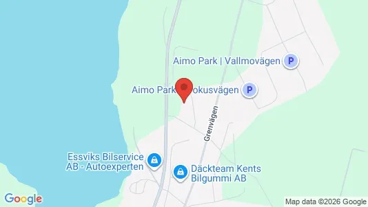 Industrilokaler att hyra i Sundsvall - kort over placeringen