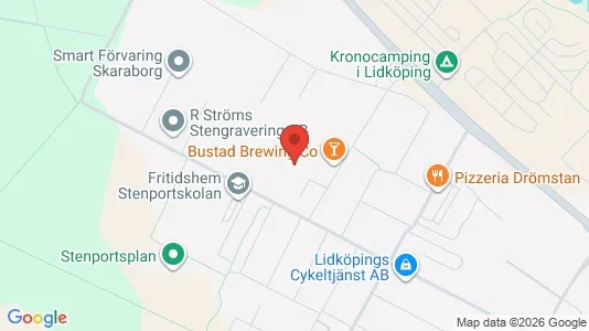 Industrilokaler att hyra i Lidköping - Bild från Google Street View