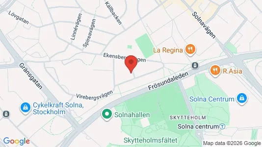 Industrilokaler att hyra i Solna - Bild från Google Street View