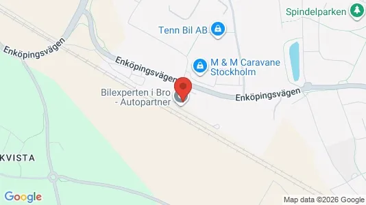 Industrilokaler att hyra i Upplands-Bro - kort over placeringen