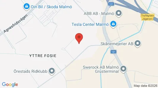 Industrilokaler att hyra i Fosie - Bild från Google Street View