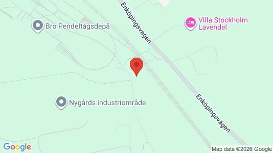 Industrilokaler att hyra i Upplands-Bro - kort over placeringen