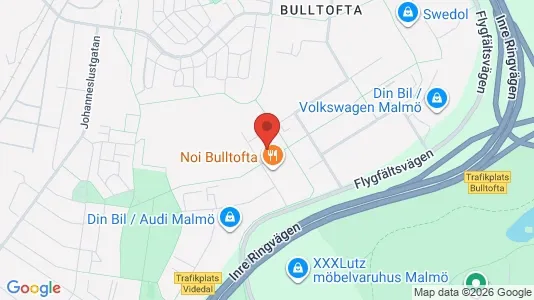 Industrilokaler att hyra i Malmö Centrum - kort over placeringen