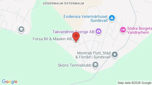 Industrilokaler att hyra i Sundsvall - Bild från Google Street View