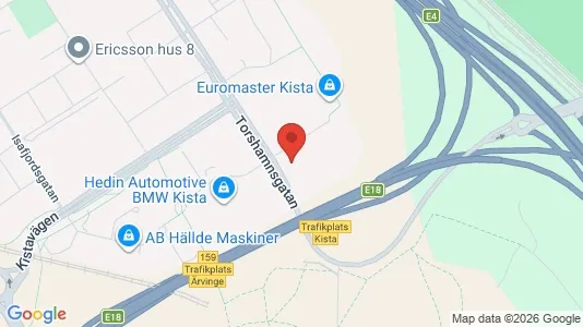 Industrilokaler att hyra i Västerort - kort over placeringen