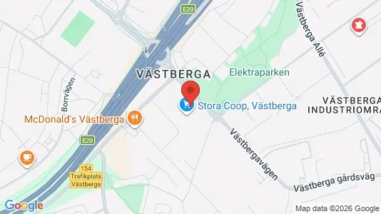 Industrilokaler att hyra i Söderort - kort over placeringen