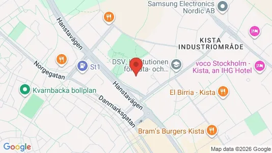 Industrilokaler att hyra i Västerort - kort over placeringen