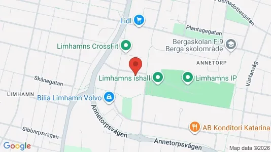 Industrilokaler att hyra i Limhamn/Bunkeflo - kort over placeringen
