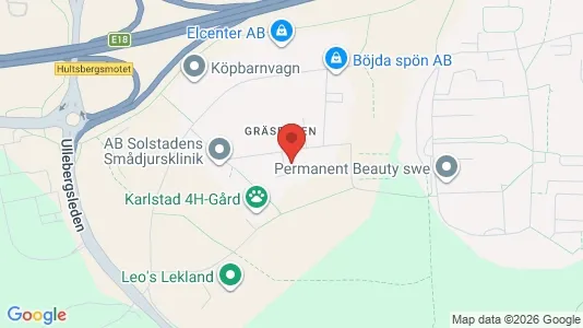 Industrilokaler att hyra i Karlstad - kort over placeringen