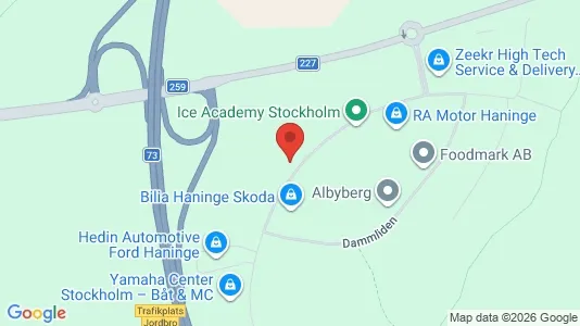 Industrilokaler att hyra i Haninge - Bild från Google Street View