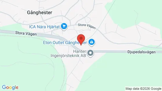 Industrilokaler att hyra i Borås - kort over placeringen
