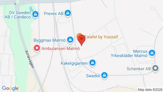 Industrilokaler att hyra i Fosie - Bild från Google Street View