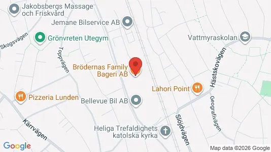 Industrilokaler att hyra i Järfälla - kort over placeringen