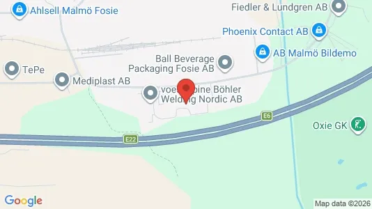 Industrilokaler att hyra i Fosie - Bild från Google Street View