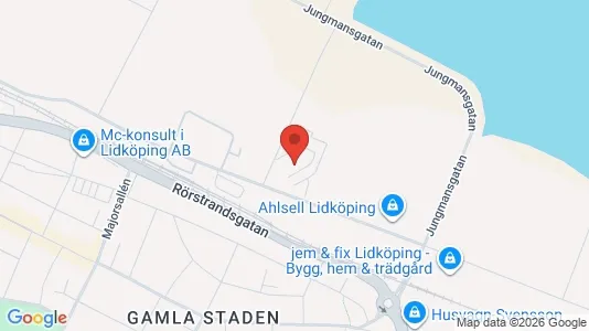 Industrilokaler att hyra i Lidköping - Bild från Google Street View