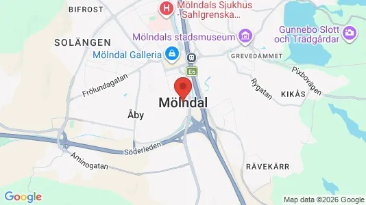 Industrilokaler att hyra i Mölndal - Bild från Google Street View