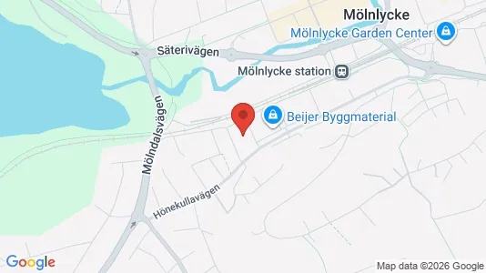 Lagerlokaler att hyra i Härryda - Bild från Google Street View