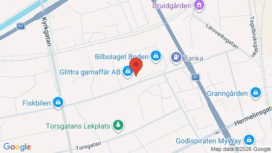 Industrilokaler att hyra i Boden - Bild från Google Street View