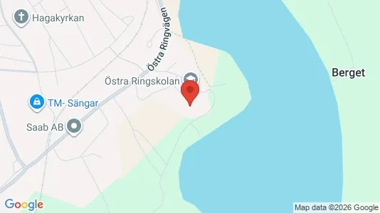 Industrilokaler att hyra i Västervik - kort over placeringen