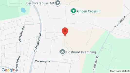 Lagerlokaler att hyra i Malmö Centrum - kort over placeringen