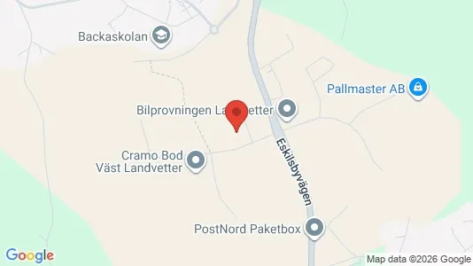 Industrilokaler att hyra i Härryda - kort over placeringen