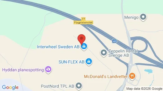 Industrilokaler att hyra i Härryda - Bild från Google Street View