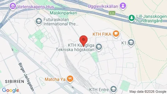 Industrilokaler att hyra i Östermalm - kort over placeringen