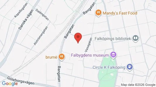 Industrilokaler att hyra i Falköping - Bild från Google Street View