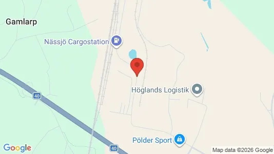 Lagerlokaler att hyra i Nässjö - Bild från Google Street View