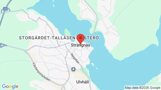 Industrilokaler att hyra i Strängnäs - kort over placeringen