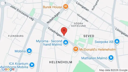 Kontorslokaler att hyra i Sofielund - Bild från Google Street View