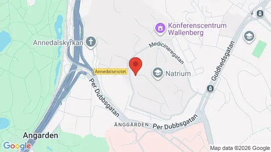 Industrilokaler att hyra i Göteborg Centrum - kort over placeringen
