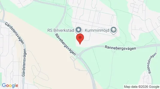 Industrilokaler att hyra i Angered - kort over placeringen