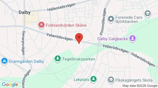 Industrilokaler att hyra i Lund - kort over placeringen