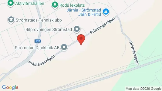 Lagerlokaler att hyra i Strömstad - kort over placeringen