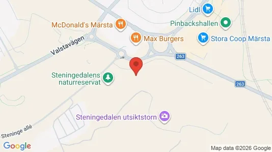 Kontorslokaler att hyra i Sigtuna - kort over placeringen