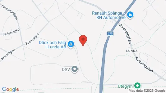 Industrilokaler att hyra i Västerort - kort over placeringen